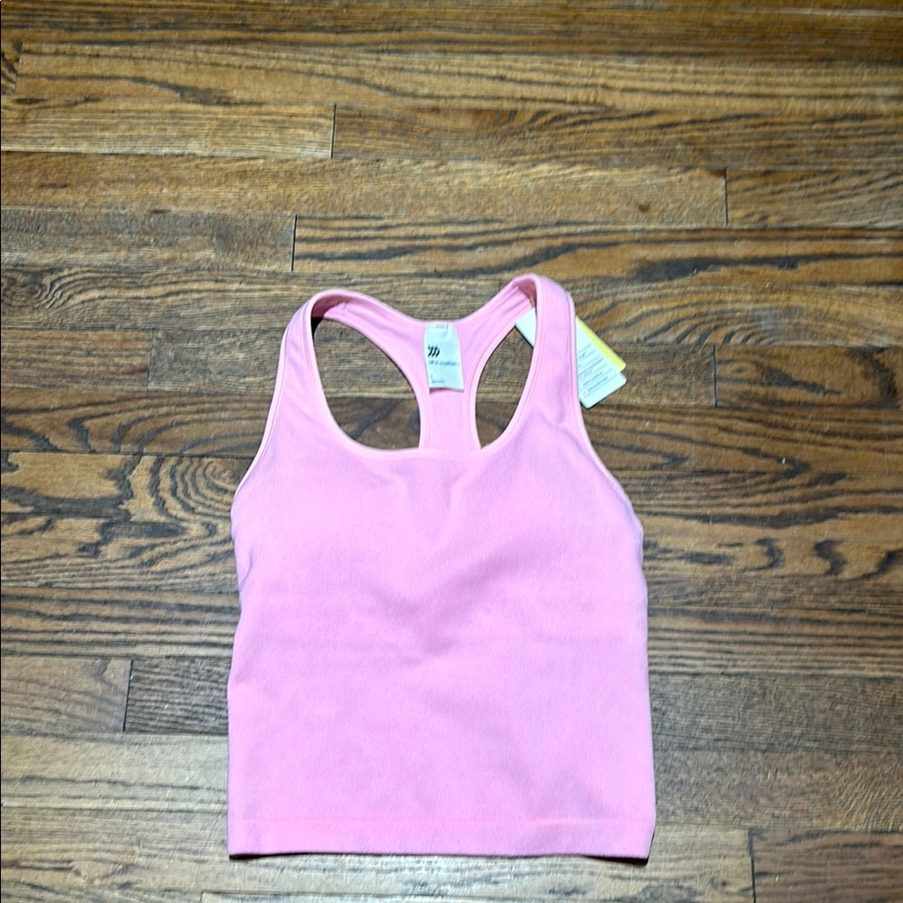 Pink Racerback Tank Top